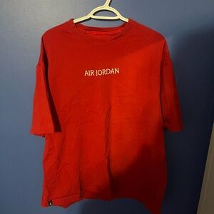 Jordan Air Red Short Sleeve Tee